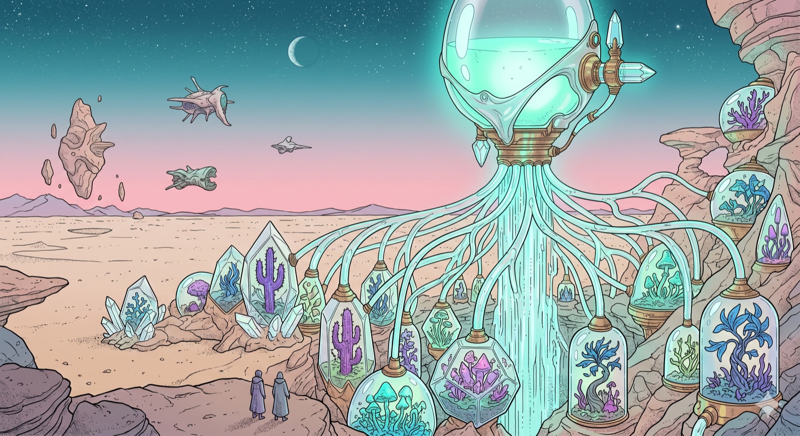 Cover illustration for automating a large-scale update across 56 repositories with Claude